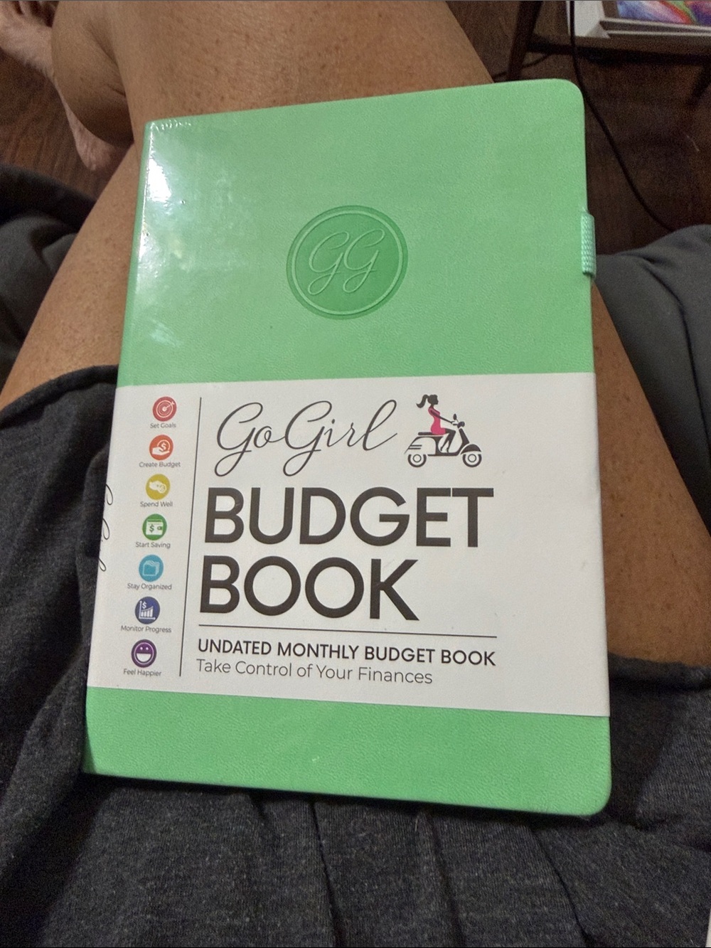 Budget Book - Mint Green Undated Monthly Planner